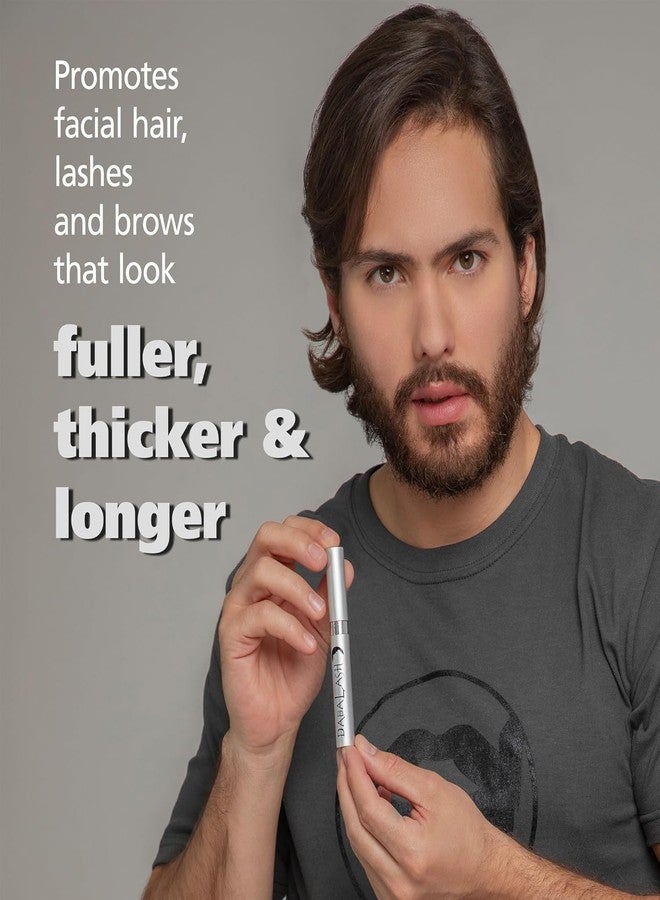 DABALASH Men Professional Facial Hair, Eyelash & Brow Growth Serum with Castor Oil – Promotes the Appearance of Naturally Longer, Fuller, Thicker & Stronger Hair – 0.18 oz - Image 2